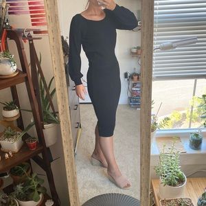 NWT Express Negin Mirsalehi black dress